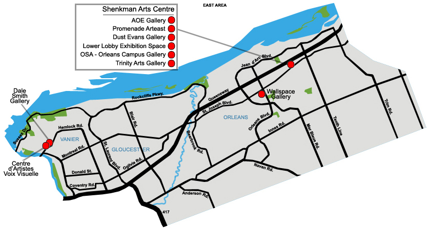 Ottawa East Map