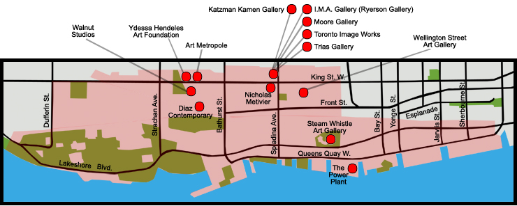 Harbour/King Gallery Map